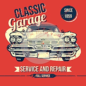 Vintage Classic Garage Design photo