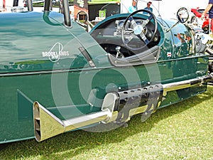 Vintage classic morgan three wheeler motorcar