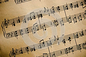 Vintage Classical Music Score