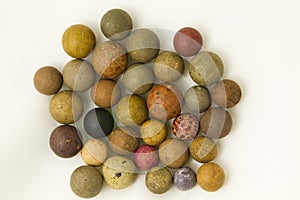 Vintage Clay Marbles