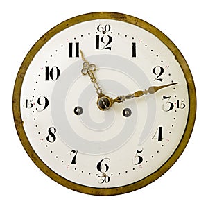 Vintage clock face