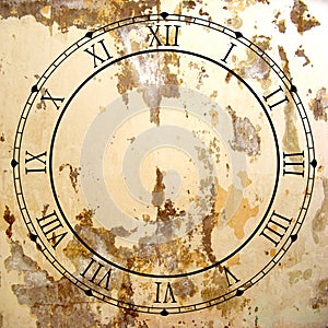 Vintage Clock Face