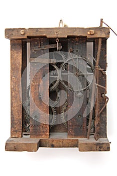 Vintage clock mechanics
