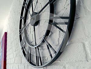 Vintage clock with Roman numeral