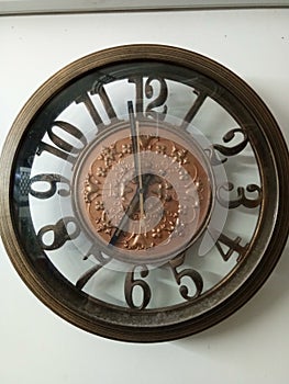 Vintage clock templet.wall clock.