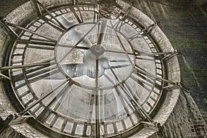 Vintage clock tower works