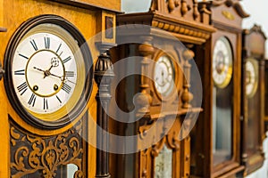 Vintage clocks - time background