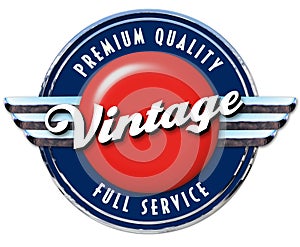 Vintage Clothing Merchandise Logo Mark
