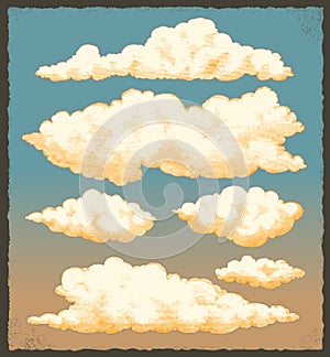 Vintage clouds