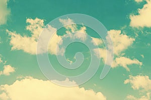 Vintage clouds and sky background