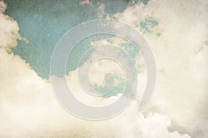 Vintage cloudy background