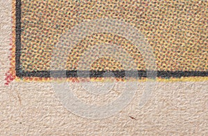 Vintage CMYK printer texture