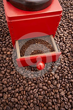 Vintage coffee grinder