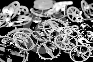 Vintage cogs gears wheels collection set