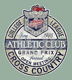 Vintage College league track and field cross country