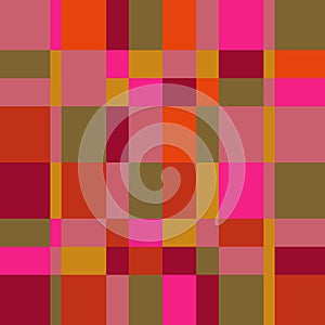 Vintage color alternating square pattern