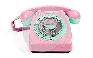 Vintage Colorful 1960s Telephone