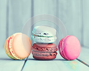 Vintage Colorful macaroons