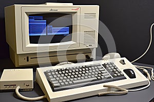 Vintage Commodore Amiga 2000 PC with Monitor 1084S photo