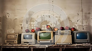 Vintage Computers And Old Apples: A Post-apocalyptic Snapshot Aesthetic