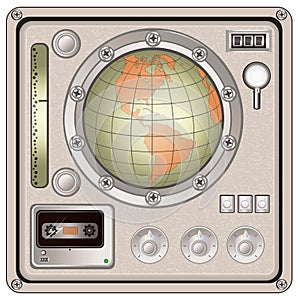Vintage control panel icon
