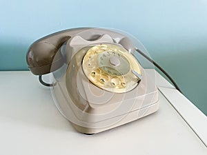 Vintage corded telephone