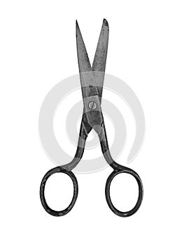 Vintage craft household scissors