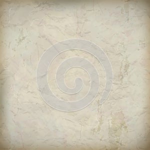 Vintage crumpled old paper textured background