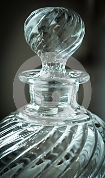 Vintage crystal bottle