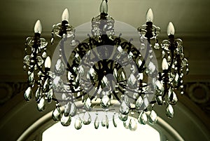 Vintage crystal lamp