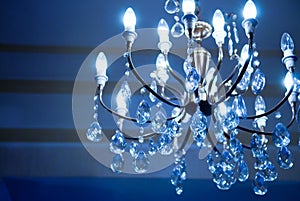 Vintage crystal lamp