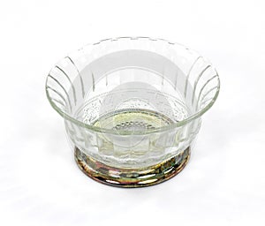 Vintage Crystal & Silverplate Bowl
