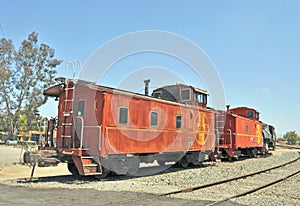 Vintage Cupola Cabooses & Steam Locomotive
