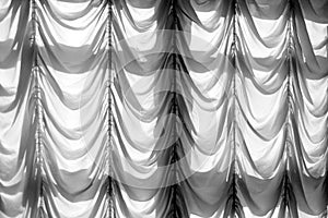 Vintage curtains background.