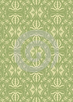 Vintage damask pattern