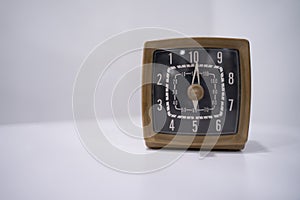 vintage dark room timer on white background