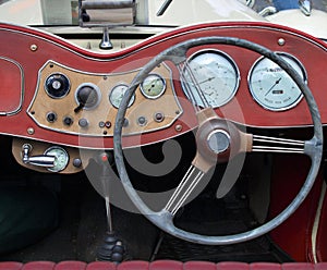 Vintage dashboard