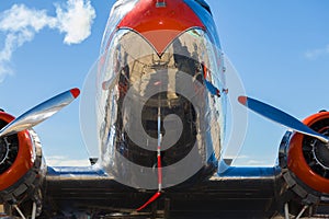 Vintage DC-3 airplane