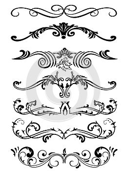 Vintage decorative frames vectors