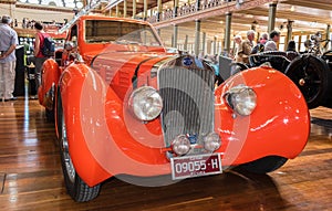 Vintage Delage car at Motorclassica