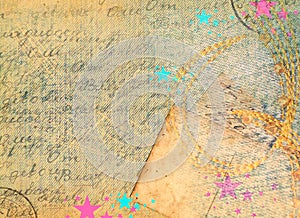 Vintage denim background