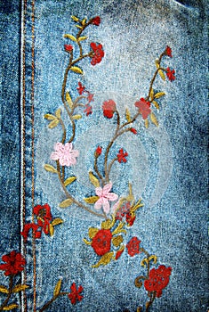 Vintage denim texture