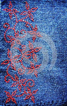Vintage denim texture