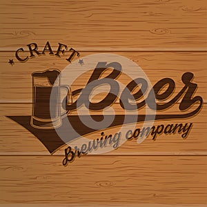 Vintage design for bar, pub and restaurant business.