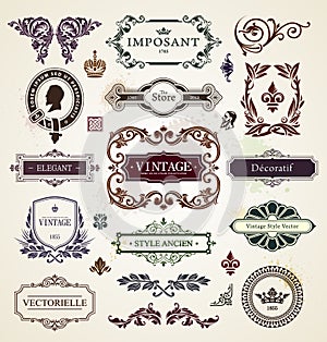 Vintage design elements