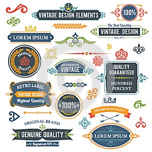 Vintage design elements