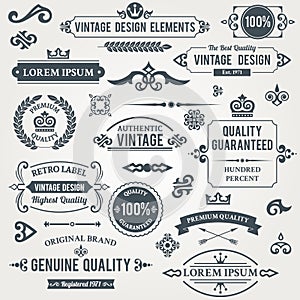 Vintage design elements