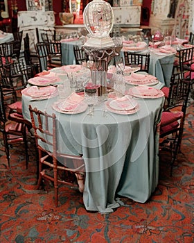 Vintage details and past, table and banquet photo