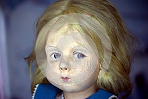 Vintage doll face