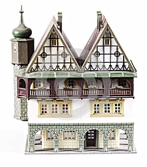 Vintage Dollhouse isolated